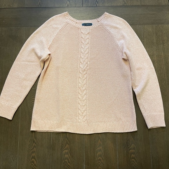 Karen Scott Sweaters - Karen Scott Soft Pink Knit Sweater.  Size Large